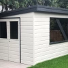 2.5M x 333mm Fortex Double Shiplap Cladding Storm Grey