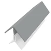 3M 2 Part Fortex Cladding External Corner Trim Storm Grey