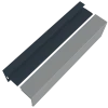 3M x 25mm 2 Part Vented Ending Trim - Storm Grey