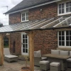 2M Vale Frame Supported Glazing Bar Brown