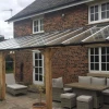 6M Vale Frame Supported Glazing Bar Brown